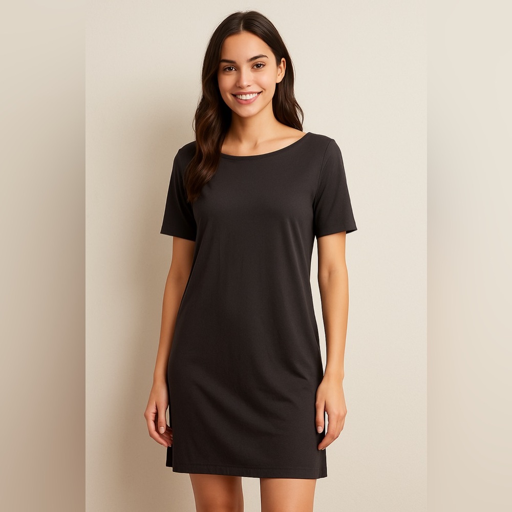 ATM 100% cotton dress with pockets